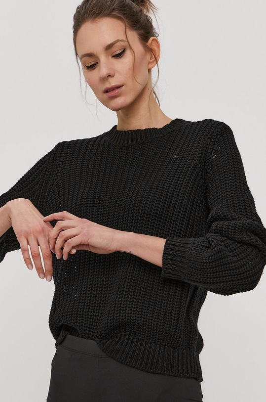 Pieces Sweter 17110766 czarny