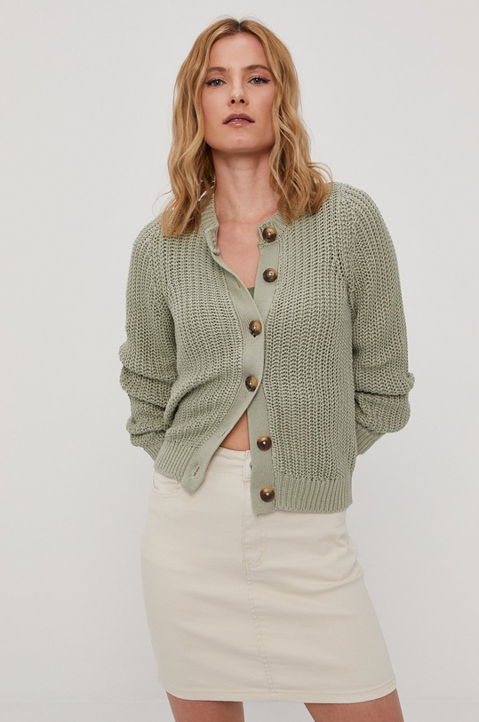 Pieces Sweter pozostałe zielony 17110767