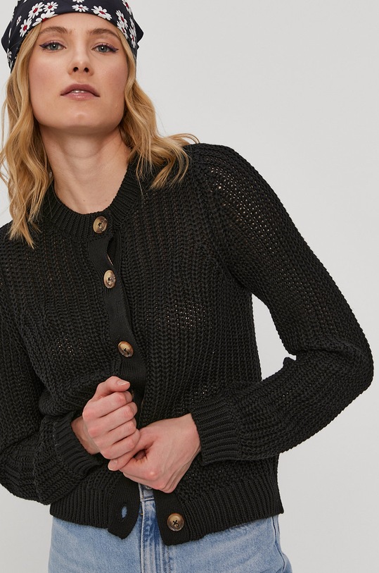 Pieces Sweter pozostałe czarny 17110767