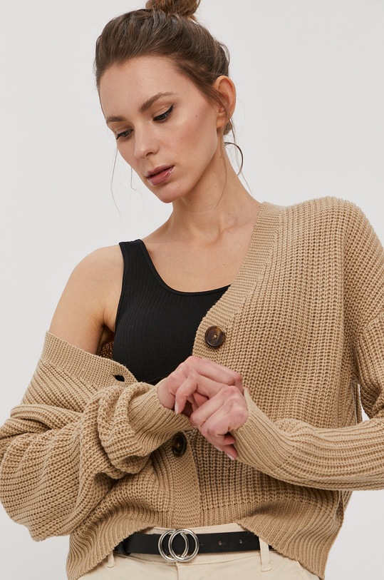 Vero Moda Kardigan pozostałe beżowy 10243769