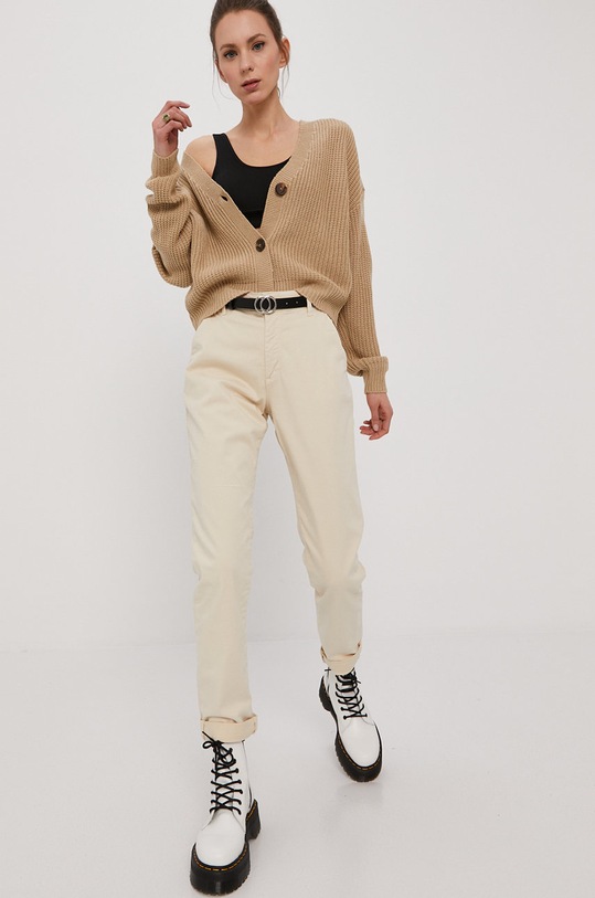 Vero Moda Kardigan 10243769 beżowy AA00