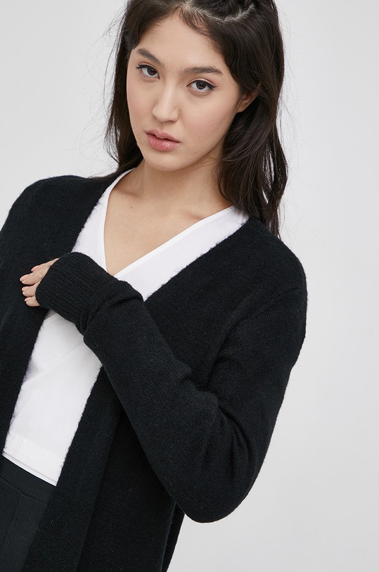 Pieces Kardigan czarny 17114254