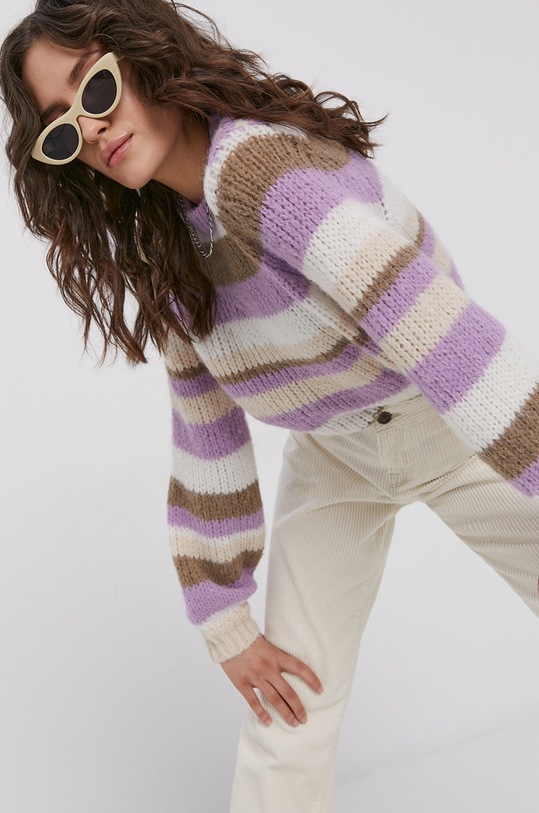 Pieces Pulover groase violet 17114927