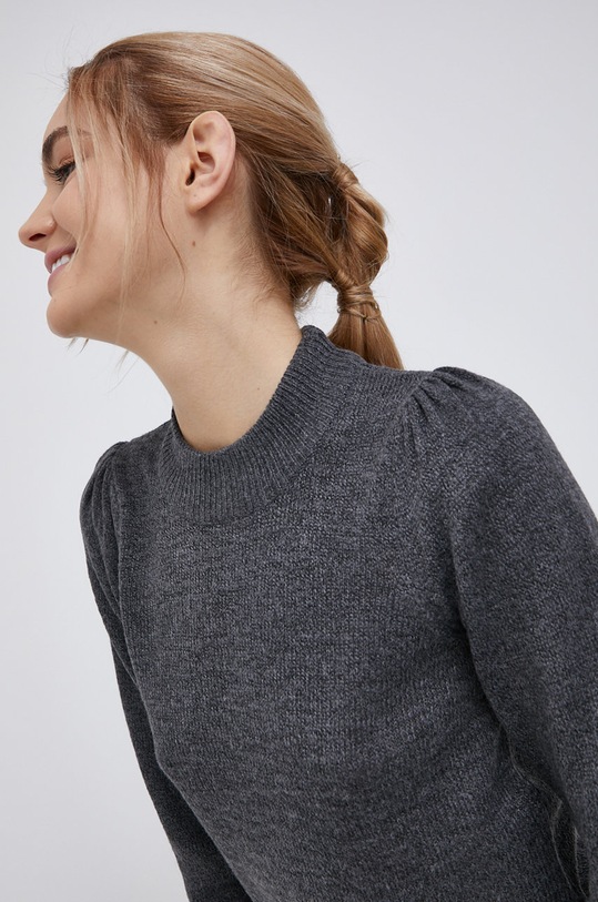 Jacqueline de Yong Sweter pozostałe szary 15216638