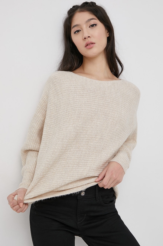 Only Sweter pozostałe beżowy 15168705