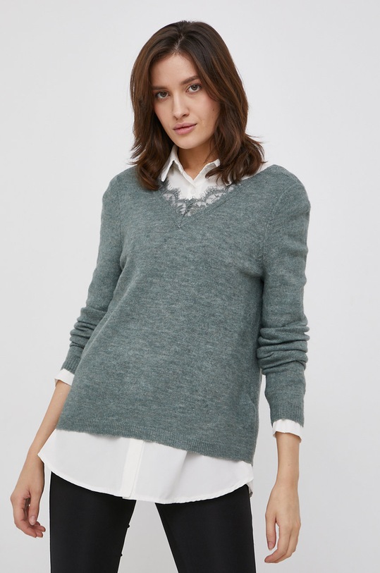 Only Sweter pozostałe zielony 15193742.