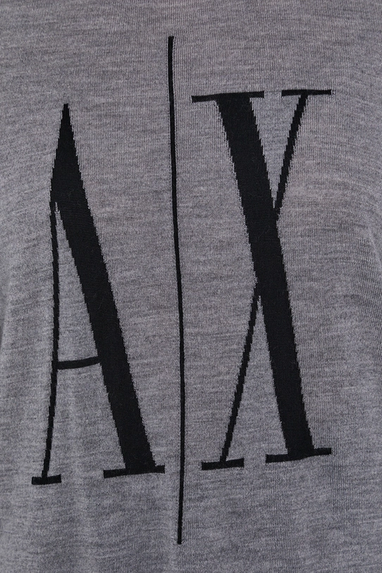 Armani Exchange sweter wełniany 8NYM7B.YMH4Z.NOS szary