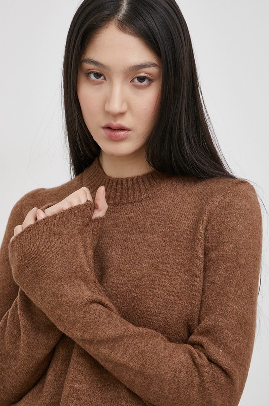Noisy May Sweter brązowy 27019222.BeaverFur
