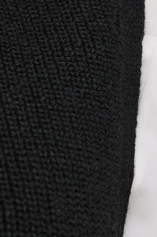 Only Kamizelka z domieszką wełny 15220032.Black czarny