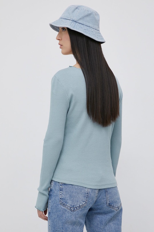 Oblačila Pieces Cardigan 17101835.Tourmaline turkizna