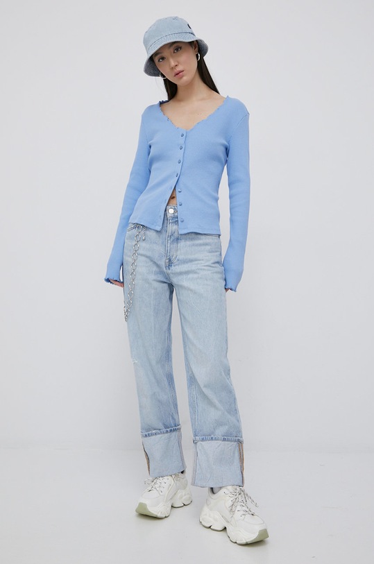 Pieces Cardigan 17101835.VistaBlue modra AA00