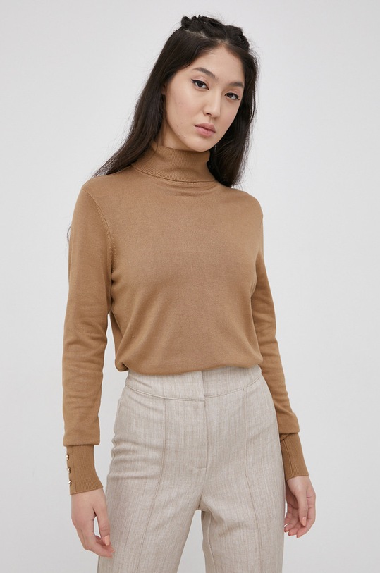 Vila Sweter pozostałe beżowy 14063253.TigersEye