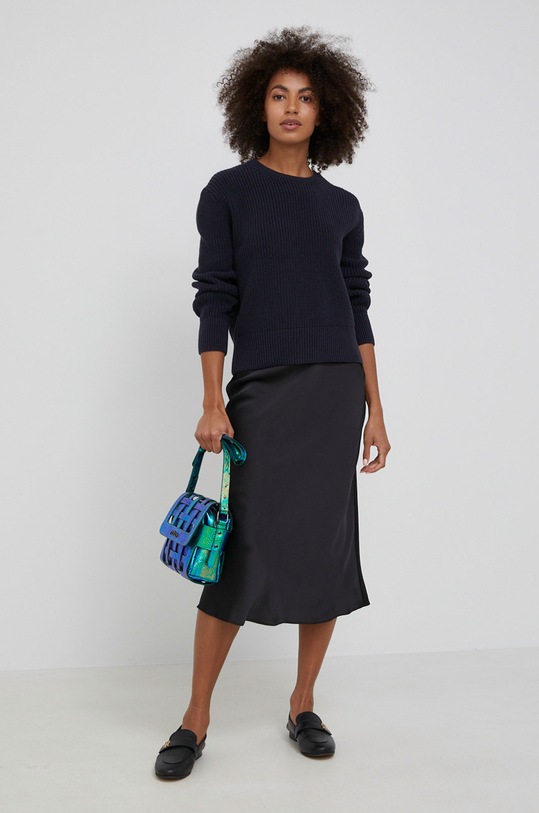 Pamučni pulover Marc O'Polo M01605960393 mornarsko plava AA00