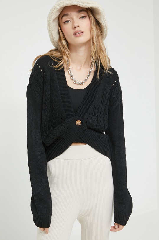 Vila cardigan uni negru 14074986.Black