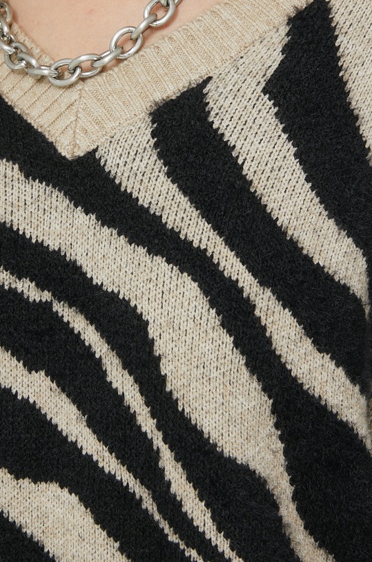 Vila sweter 14076461.NaturalMel beżowy