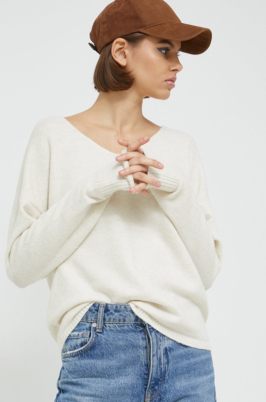 Свитер Only остальные бежевый 15224360.Birch