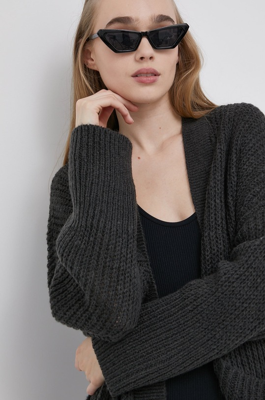 Kardigán Noisy May zelená 27016502.DarkGreyMe