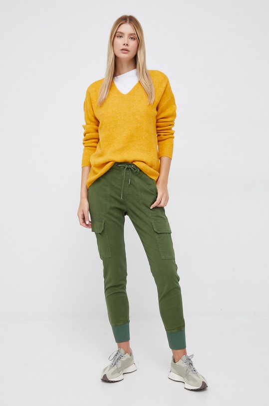 Vero Moda sweter 10233357.GoldenYell żółty AA00