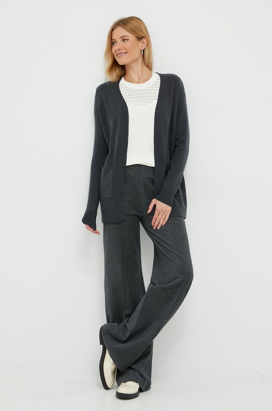 Vero Moda kardigan 10269434.DarkGreyMe szary AA00