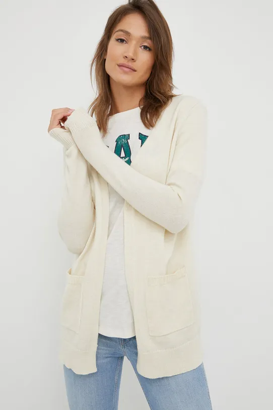 Vero Moda kardigan pozostałe beżowy 10269434.Birch