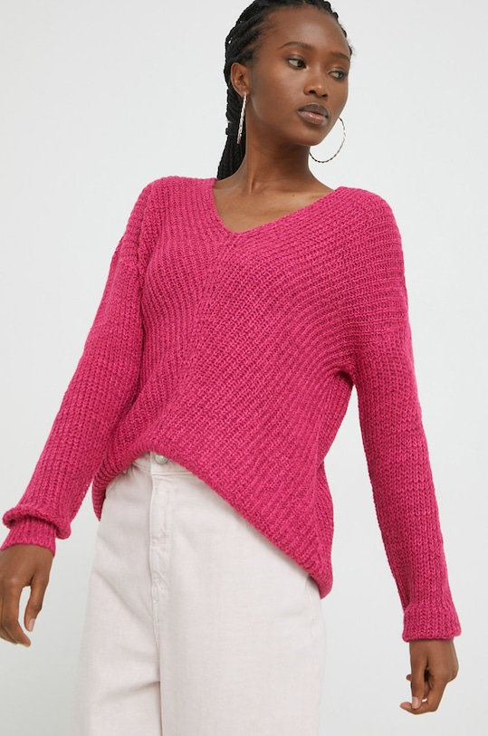 JDY sweter 15208245.BeetrootPu różowy AA00