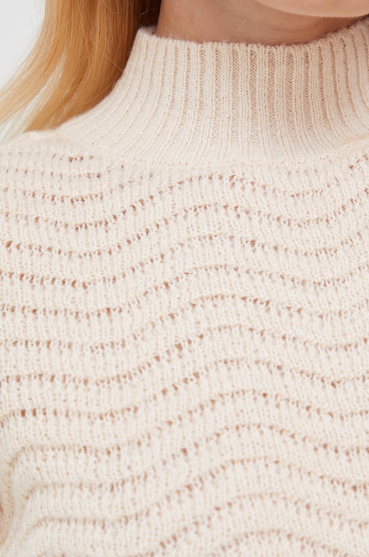 Y.A.S sweter z domieszką wełny 26027635.WhisperPin różowy