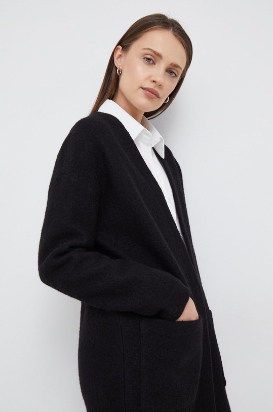 Selected Femme kardigan wełniany wełna czarny 16051787.Black