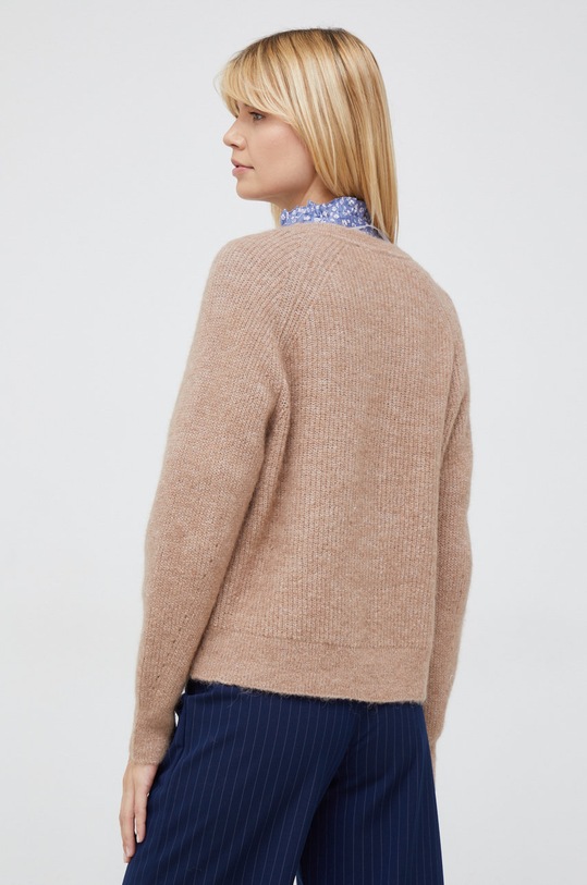 Одежда Шерстяной кардиган Selected Femme 16074481.Amphora коричневый