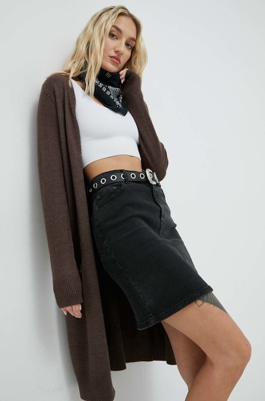 JDY kardigan pozostałe brązowy 15184979.ChocolateB