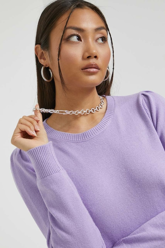 JDY sweter pozostałe fioletowy 15237060.VioletTuli