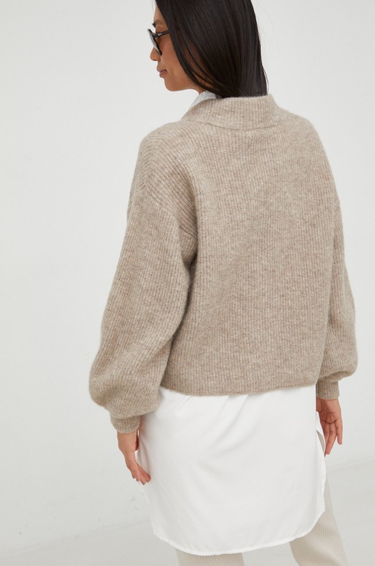 Gestuz kardigan wełniany 10905933.NOOS beżowy