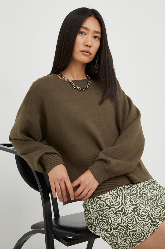Gestuz sweter pozostałe zielony 10905938.NOOS