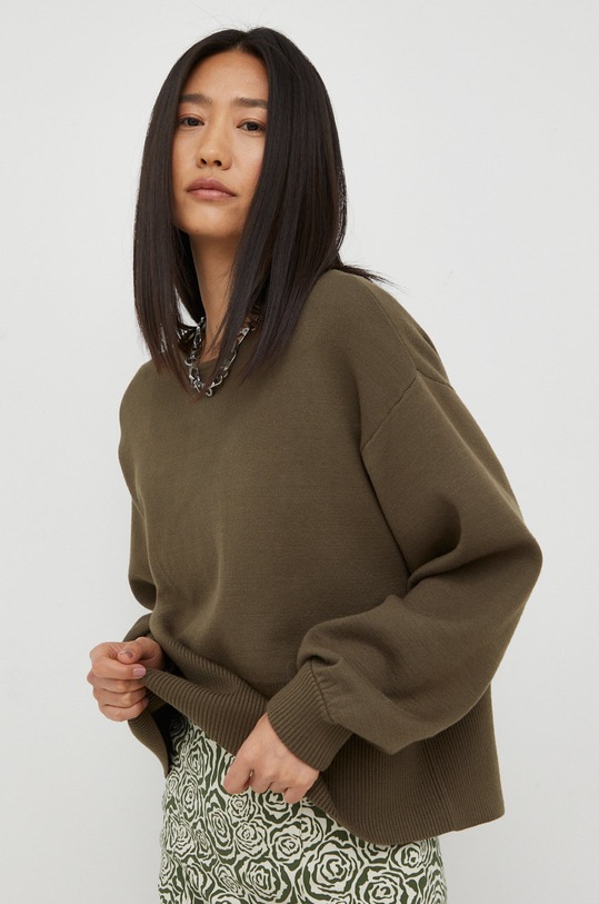 Gestuz sweter zielony 10905938.NOOS