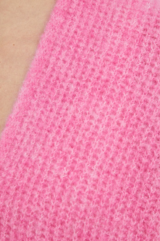 Svetr s příměsí vlny American Vintage Gilet EAST19AH22 růžová