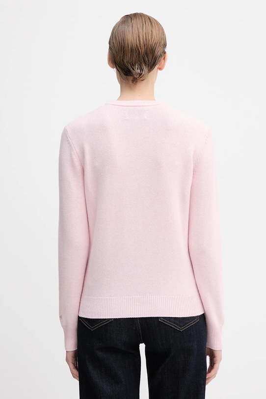 Odzież MC2 Saint Barth sweter wełniany QUE0018 różowy