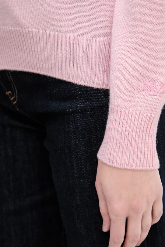MC2 Saint Barth sweter wełniany QUE0018 różowy
