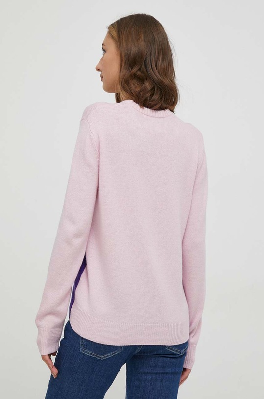 Odzież MC2 Saint Barth sweter wełniany QUE0018 różowy