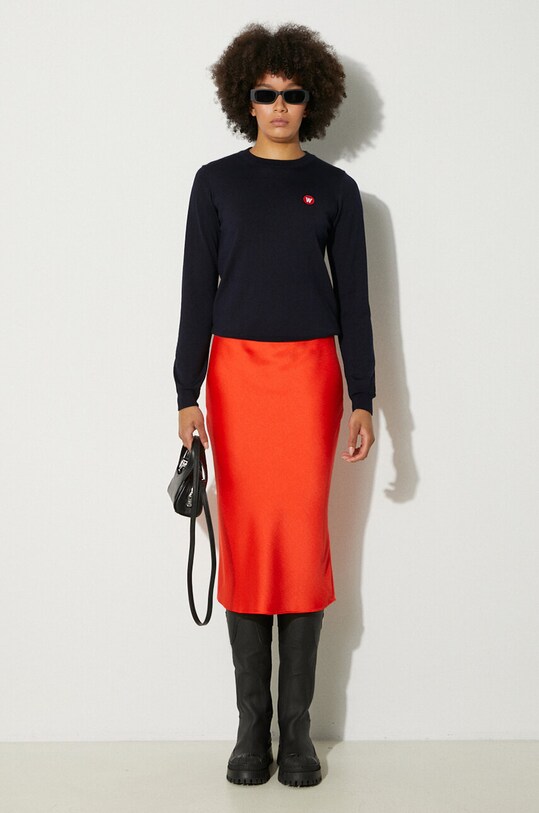 Wood Wood maglione in lana Lyn 10001006.4142 blu navy AA00