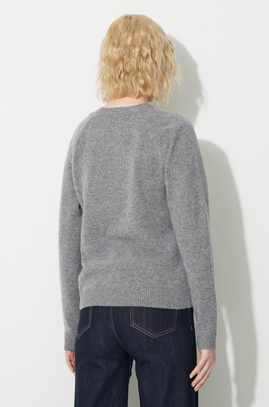 Oblečení Vlněný svetr Wood Wood Asta Jambswool Jumper 10131010-4159 BLACK 10131010.4159 šedá