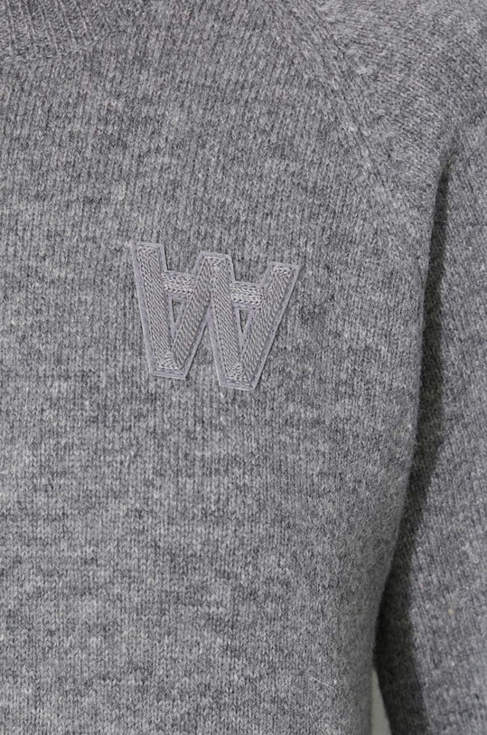 Vlněný svetr Wood Wood Asta Jambswool Jumper 10131010-4159 BLACK 10131010.4159