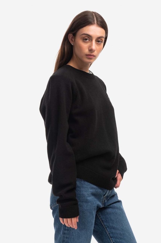 Wood Wood wool jumper Asta Jambs 10131010.4159 black