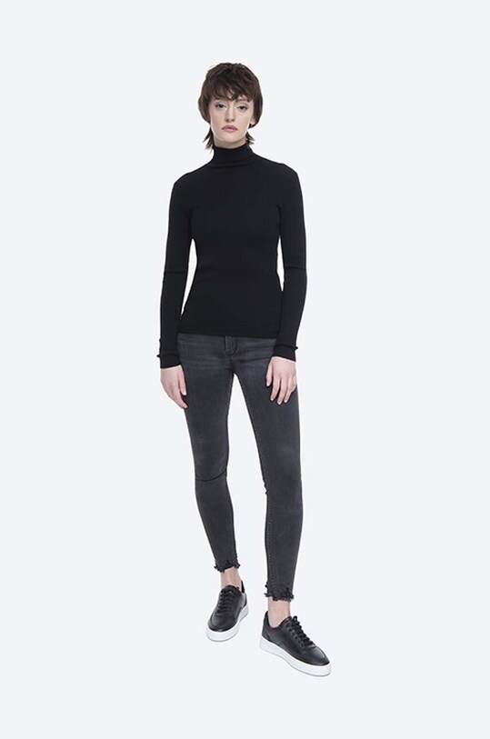 Norse Projects sweter z domieszką wełny NW45.0167.9999 czarny AA00