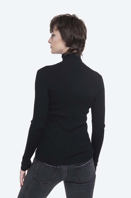 Odzież Norse Projects sweter z domieszką wełny NW45.0167.9999 czarny