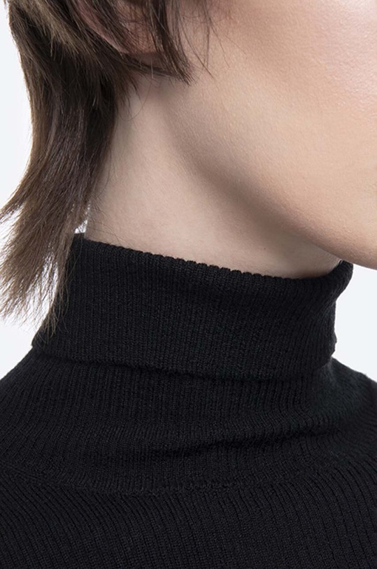 Norse Projects pulover din amestec de lână negru NW45.0167.9999