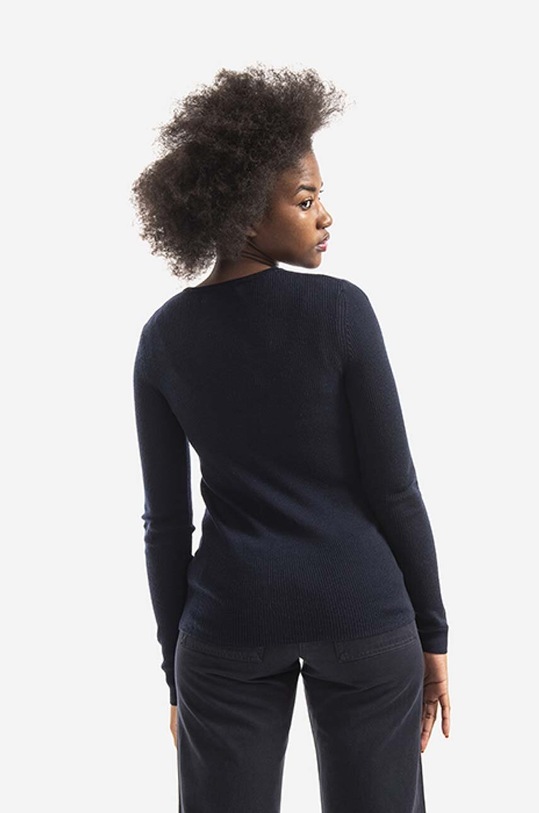 Oblečení Vlněný svetr Norse Projects Siri Merino NW45.0182.7004 námořnická modř