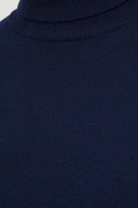 United Colors of Benetton sweter wełniany 1002D2348.016 granatowy