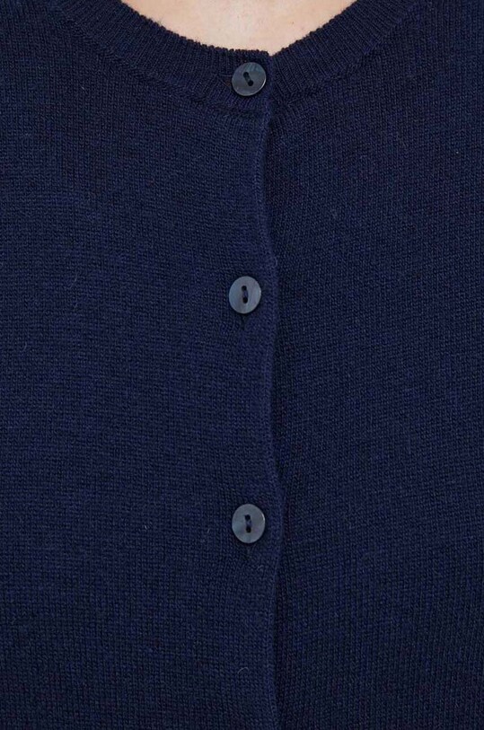 Вовняний кардиган United Colors of Benetton 1002D5485.016 темно-синій