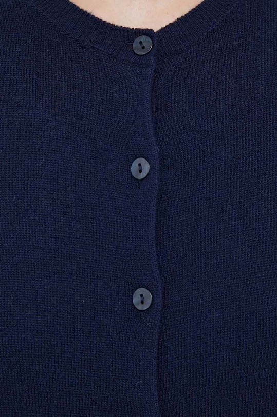 United Colors of Benetton kardigan wełniany 1002D5485.016 granatowy