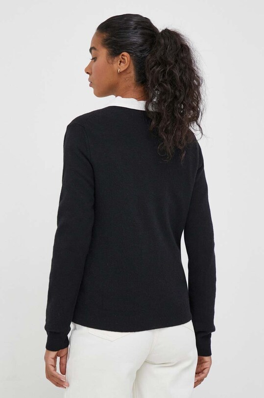 Ruházat United Colors of Benetton gyapjú kardigán 1002D5485.100 fekete