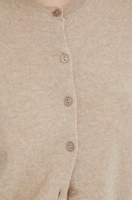 United Colors of Benetton cardigan din lana bej 1002D5485.562